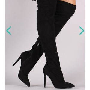 Knee High Suede Boots